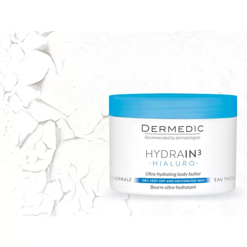 Dermedic Hydrain Ultra-hidratáló testvaj hialuronsavval 225ml