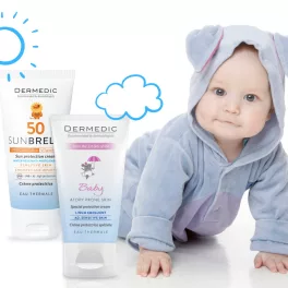   Dermedic Linum Emolient Baby Speciális védőkrém arcbőrre 50ml