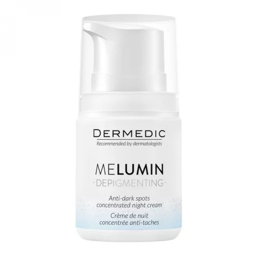 Dermedic Melumin Pigmentfoltok elleni koncentrált anti-aging éjszakai arckrém 50ml