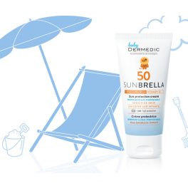   Dermedic Sunbrella Baby Napfényvédő arckrém gyermekeknek SPF50 50g