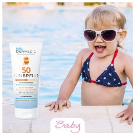   Dermedic Sunbrella Baby Napfényvédő tej gyermekeknek és babáknak SPF50 100g