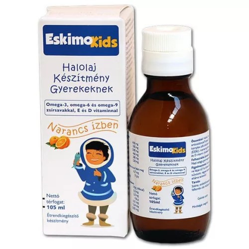 Eskimo Kids halolaj narancs ízben 105ml