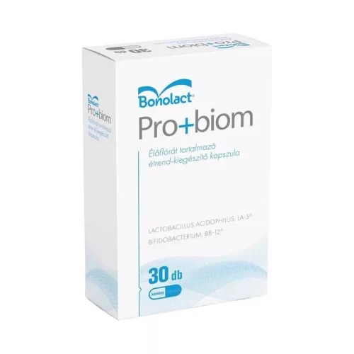 Bonolact Pro+Biom étrend-kiegészítő kapszula 30x