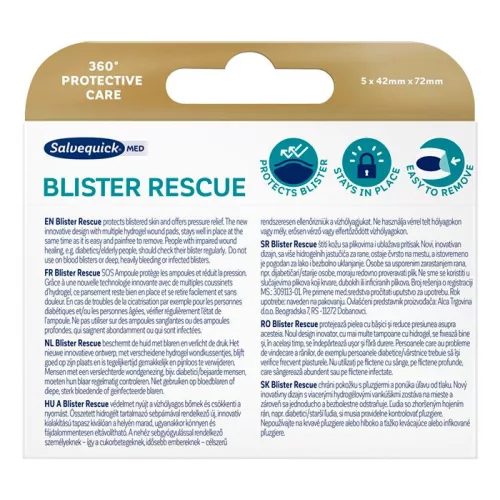 Salvequick Med vízhólyagtapasz 5x