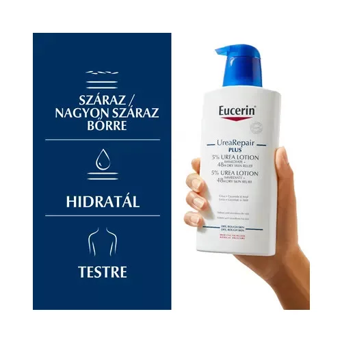 Eucerin UreaRepair 5% Urea illatosított testápoló 400ml