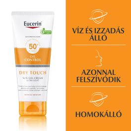   Eucerin Sun Oil Control Dry Touch Napozó krém testre SPF50+ 200ml