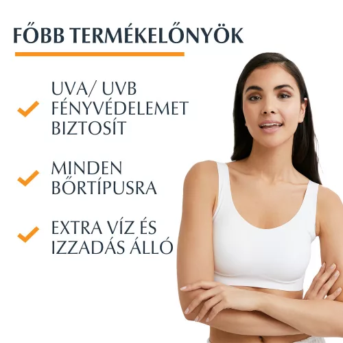 Eucerin Sun Oil Control Dry Touch Napozó krém testre SPF50+ 200ml