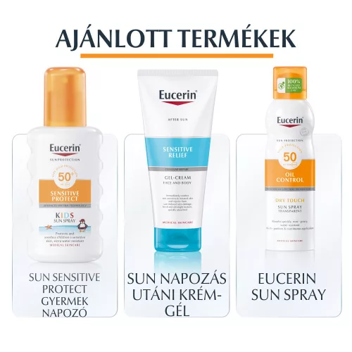 Eucerin Sun Oil Control Dry Touch Napozó krém testre SPF50+ 200ml