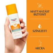   Eucerin Sun Oil Control színezett napozó krém-gél arcra light FF50+ 50ml