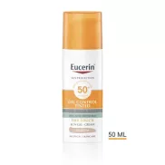   Eucerin Sun Oil Control színezett napozó krém-gél arcra medium SPF50+  50ml
