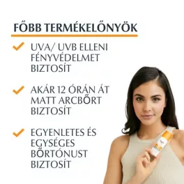  Eucerin Sun Oil Control színezett napozó krém-gél arcra medium SPF50+  50ml