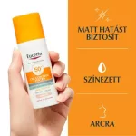 Eucerin Sun Oil Control színezett napozó krém-gél arcra medium SPF50+  50ml