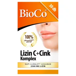   BioCo Lizin C+Cink Komplex étrend-kiegészítő tabletta 30x