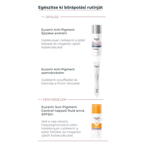 Eucerin Anti-Pigment színezett nappali arckrém medium SPF30 50ml