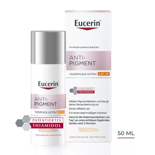 Eucerin Anti-Pigment színezett nappali arckrém light SPF30 50ml