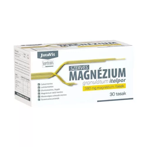 Jutavit Szerves Magnézium granulátum italpor 380 mg 30x