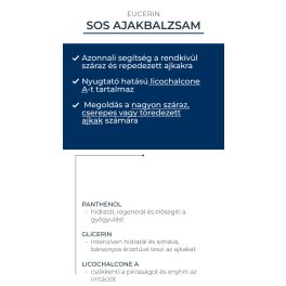 Eucerin SOS Ajakbalzsam 10ml 