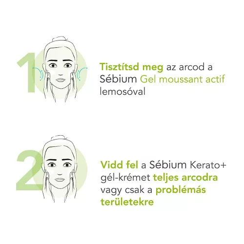 Bioderma Sébium Kerato+ gél-krém 30 ml