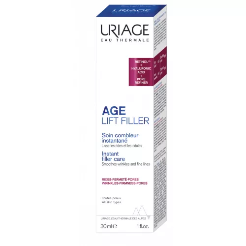 Uriage Age Lift Filler azonnali ráncfeltöltő és bőrtökéletesítő arckrém 30ml