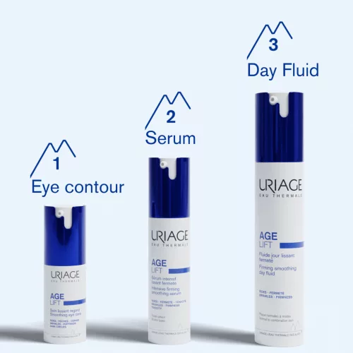 Uriage Age Lift ránctalanító és feszesítő nappali fluid normál és kombinált bőrre 40ml 