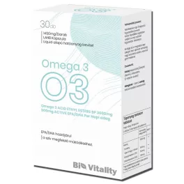 Bio Vitality Omega 3 Lágy zselé kapszula 30x