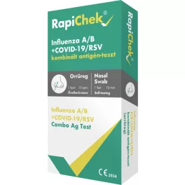 RapiChek Influenza A/B + Covid-19/RSV kombinált teszt