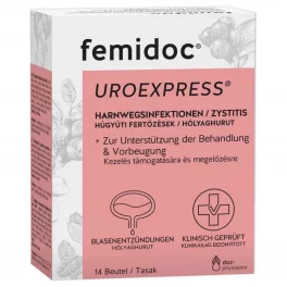 Uroexpress Femidoc D-mannóz por húgyúti panaszokra 14x