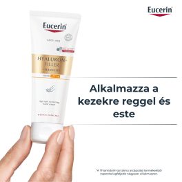  Eucerin Hyaluron-Filler + Elasticity pigmentfolt halványító & bőrfiatalító kézkrém FF30 75ml 