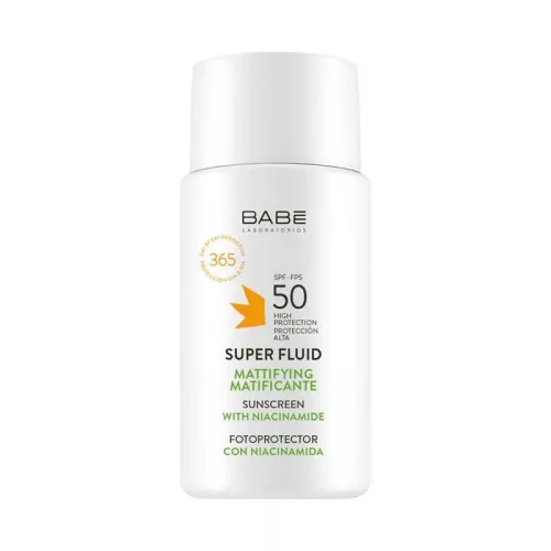 Babé Super fluid mattító fényvédő arckrém SPF50 50ml