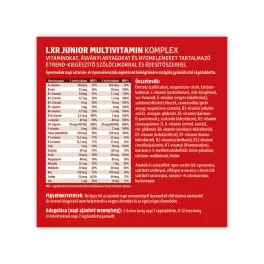 LXR Junior Multivitamin Komplex rágótabletta 60x