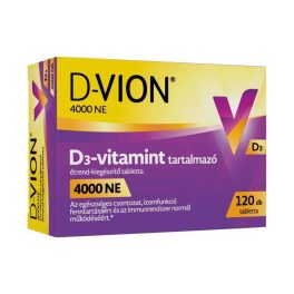   D-Vion 4000 NE D3-vitamint tartalmazó étrend-kiegészítő tabletta 120x