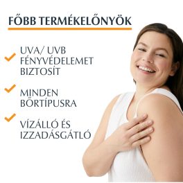   Eucerin Sun Oil Control Dry Touch napozó krém-gél testre SPF30 200ml