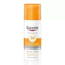   Eucerin Sun Photoaging Control Színezett napozó krém arcra light SPF50+ 50ml