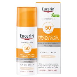   Eucerin Sun Photoaging Control Színezett napozó krém arcra light SPF50+ 50ml