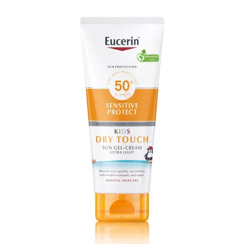 Eucerin Sun Sensitive protect dry Gyermek SPF50+ gélkrém 200ml