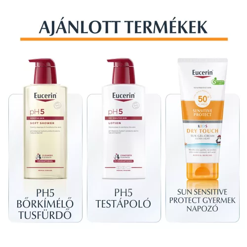 Eucerin Sun Sensitive protect dry Gyermek SPF50+ gélkrém 200ml
