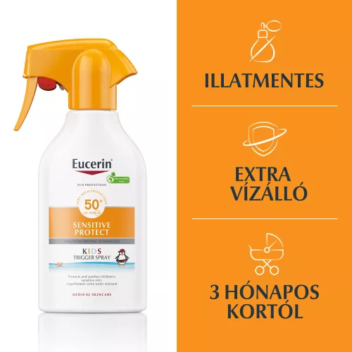 Eucerin Sun FF50 Sensitiv protect spray gyermek 250 ml