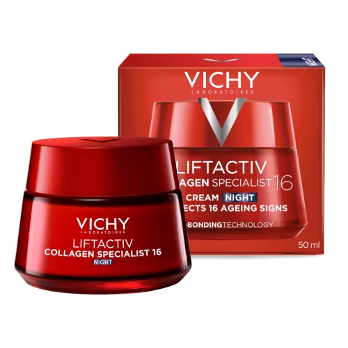 VICHY Liftactiv Collagen Specialist 16 éjszakai arckrém 50ml