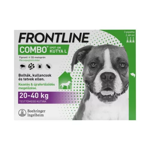 A.U.V. Frontline Combo Spot on L (20-40 kg) 3x2,68ml