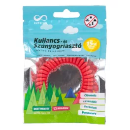   Elysium kullancs- és szúnyogriasztó szilikon karkötő és hajgumi 1x