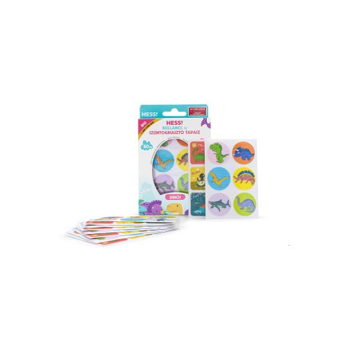 Elysium HESS! kullancs- és szúnyogriasztó dínós tapasz enyhébb aromával 0-3 éves kor között 60x