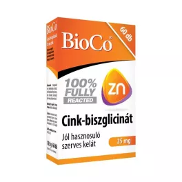 BioCo Cink-biszglicinát 25 mg tabletta 60x