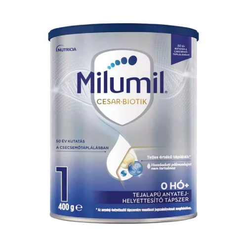 Milumil Cesar-Biotik 1 tejalapú anyatej-helyettesítő tápszer 0 hó 400g