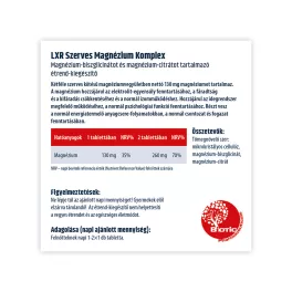 LXR Szerves Magnézium Komplex 60x