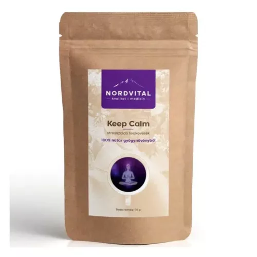 Nordvital Keep Calm stresszoldó teakeverék 90g