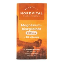 Nordvital Magnézium-biszglicinát + B6 90x