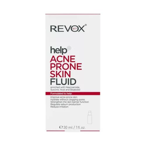 REVOX B77 Help Bőrápoló Fluid Aknéra hajlamos bőrre 30ml