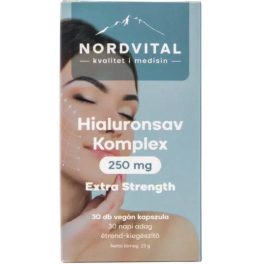 Nordvital Hialuronsav Komplex Vegán kapszula 30x
