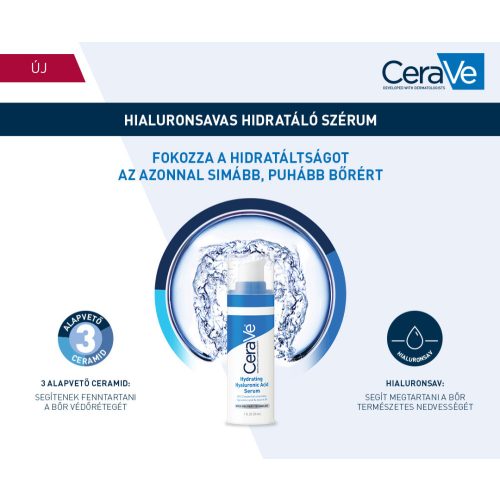 Cerave Hialuronsavas hidratáló szérum 30ml