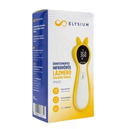 Elysium TP600 érintésmentes infravörös digitális lázmérő narancs